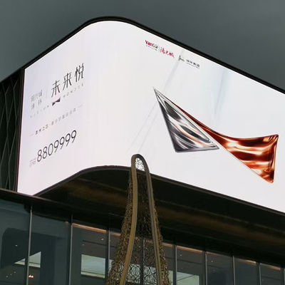 商業屋外の修理されたLED表示P10はIP65適用範囲が広い接続の構造を防水する